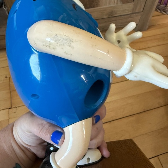 Vintage 90s Mars Inc. M&Ms candy dispenser blue nostalgic - Picture 3 of 8